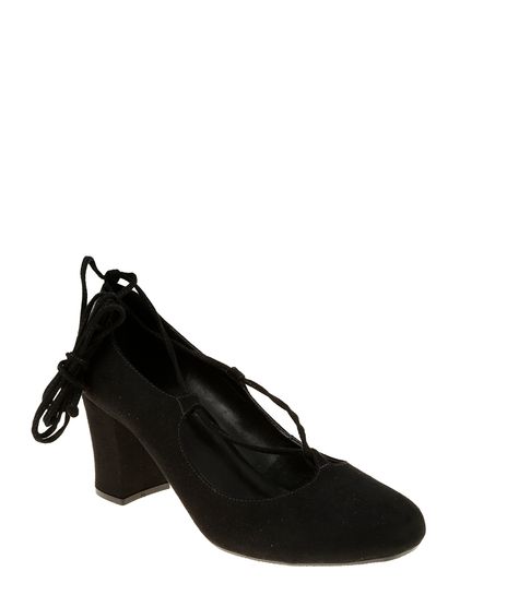 Scarpin-em-Suede-Lace-Up-Preto-8375098-Preto_1