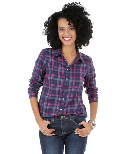 Camisa-Xadrez-Azul-Marinho-8307479-Azul_Marinho_1