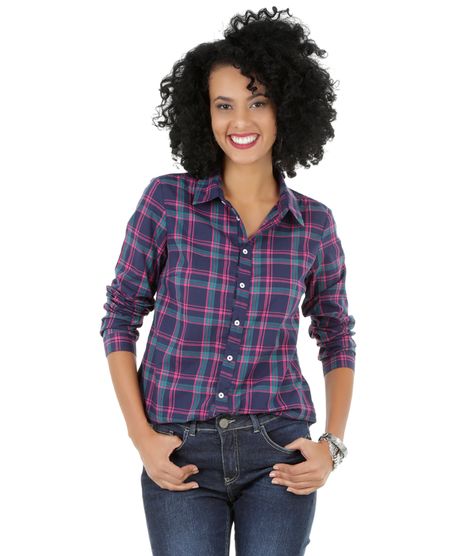 Camisa-Xadrez-Azul-Marinho-8307479-Azul_Marinho_1