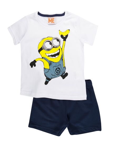 Conjunto-de-Camiseta-Branca---Bermuda-Minions-Azul-Marinho-8331085-Azul_Marinho_1