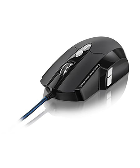 Warrior Gamer Mouse Laser 6 Botoes 3200 Dpi Preto Usb - MO191 Menor preço em Warrior Gamer Mouse Laser 6 Botoes 3200 Dpi Preto Usb - MO191