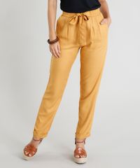 Calca-Clochard-Feminina-com-Amarracao-Mostarda-9396089-Mostarda_1