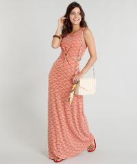 Vestido-Longo-Feminino-Estampado-com-Argola-e-Abertura-Laranja-9381960-Laranja_3
