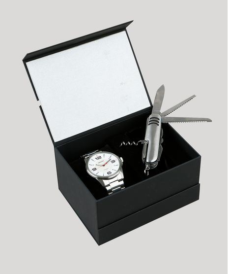 Kit-de-Relogio-Analogico-Orient-Masculino---Canivete---MBSS1288-K270S2SX-Prateado-9401270-Prateado_1