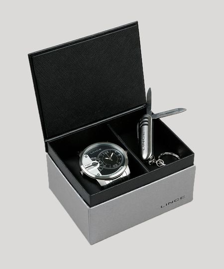 Kit-de-Relogio-Analogico-Dual-Time-Lince-Masculino---Chaveiro-Canivete---MRMH049S-KD46P2SX-Prateado-9396624-Prateado_1 Kit-de-Relogio-Analogico-Dual-Time-Lince-Masculino---Chaveiro-Canivete---MRMH049S-KD46P2SX-Prateado-9396624-Prateado_1