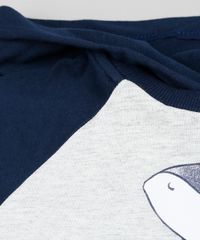 Camiseta-Infantil--Tubarao--com-Capuz-Manga-Curta-Gola-Careca-Cinza-Mescla-Claro-9372049-Cinza_Mescla_Claro_3