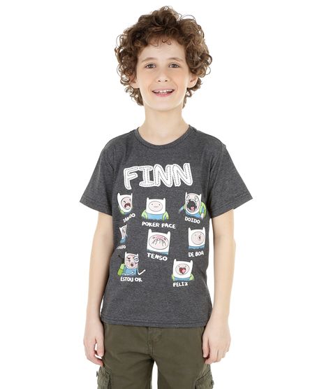 Camiseta-Hora-de-Aventura-Cinza-Mescla-Escuro-8338791-Cinza_Mescla_Escuro_1