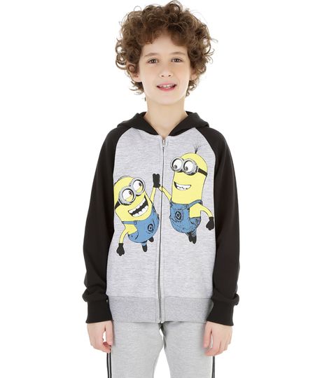 Blusao-em-Moletom-Minions-Cinza-Mescla-8337258-Cinza_Mescla_1