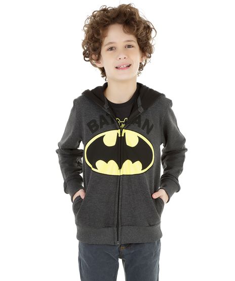 Blusao-em-Moletom-Batman-Cinza-Escuro-8336503-Cinza_Escuro_1
