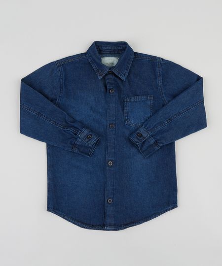 Camisa-Jeans-Infantil-com-Bolso-Manga-Longa-Azul-Escuro-9396994-Azul_Escuro_1 Camisa-Jeans-Infantil-com-Bolso-Manga-Longa-Azul-Escuro-9396994-Azul_Escuro_1