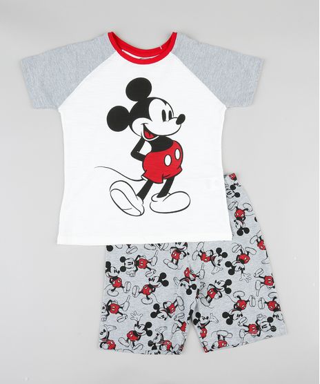 Pijama-Infantil-Mickey-Raglan-Manga-Curta-Off-White-9341162-Off_White_1