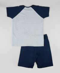 Pijama-Infantil--World-Champion--Raglan-Manga-Curta-Cinza-Mescla-9341954-Cinza_Mescla_2