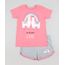 Pijama-Infantil-Lhama-Manga-Curta-Rosa-9340355-Rosa_1