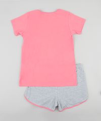 Pijama-Infantil-Lhama-Manga-Curta-Rosa-9340355-Rosa_2