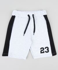 Bermuda-Infantil-em-Moletom-com-Recortes-na-Lateral-Cinza-Mescla-Claro-9394228-Cinza_Mescla_Claro_1