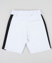 Bermuda-Infantil-em-Moletom-com-Recortes-na-Lateral-Cinza-Mescla-Claro-9394228-Cinza_Mescla_Claro_2