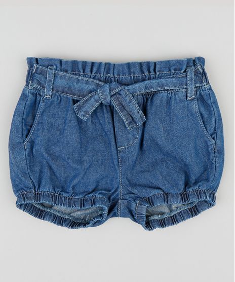 Short-Jeans-Infantil-Balone-com-Faixa-para-Amarrar-Azul-Medio-9341276-Azul_Medio_1