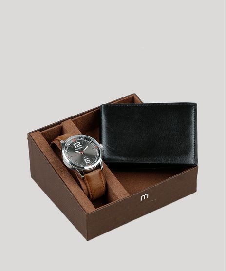 Kit-de-Relogio-Analogico-Mondaine-Masculino---Carteira---76672G0MVNH1KB-Prateado-9399704-Prateado_1