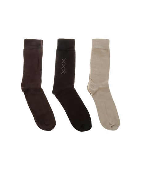 Kit-de-3-Pares-de-Meias-Social--Bege-672130-Bege_1