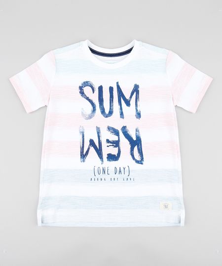 Camiseta-Infantil-Listrada--Summer--Manga-Curta-Gola-Careca-Branca-9362168-Branco_1 Camiseta-Infantil-Listrada--Summer--Manga-Curta-Gola-Careca-Branca-9362168-Branco_1