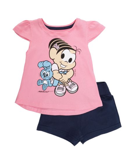 Conjunto-de-Blusa-Rosa---Short-Monica-Azul-Marinho-8326223-Azul_Marinho_1