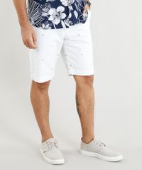 Bermuda-de-Sarja-Masculina-Estampada-Mini-Print-de-Folhagens-Off-White-9386396-Off_White_1