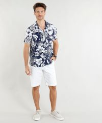 Bermuda-de-Sarja-Masculina-Estampada-Mini-Print-de-Folhagens-Off-White-9386396-Off_White_3