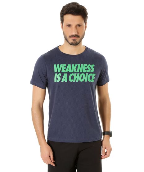 Camiseta-Ace--Weakness-is-a-choice--Azul-Marinho-8351181-Azul_Marinho_1