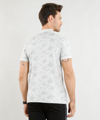 Polo-Masculina-Slim-Fit-Mescla-Estampada-Floral-Manga-Curta-Off-White-9328896-Off_White_2