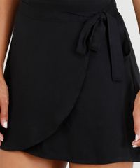 Saia-Feminina-Curta-com-Sobreposicao-e-Faixa-para-Amarrar-Preta-9376498-Preto_4