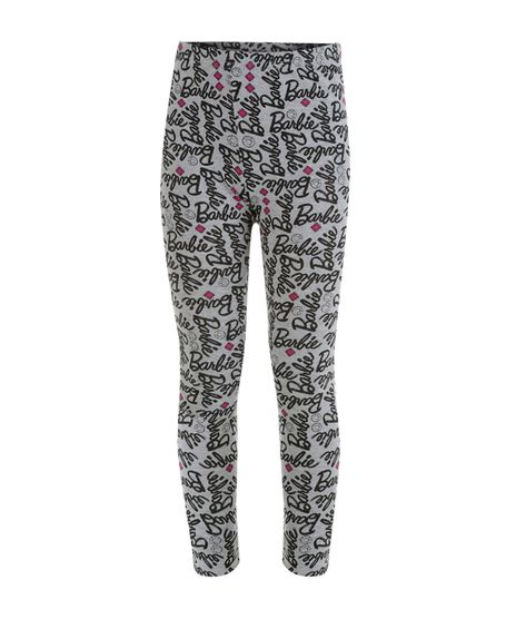 Calca-Legging-Estampada-Barbie-Cinza-Mescla-8340968-Cinza_Mescla_1