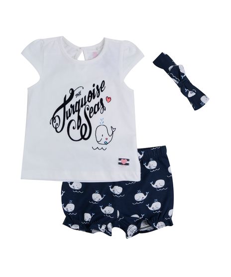 Conjunto-de-Blusa-Off-White---Short--Baleia----Faixa-de-Cabelo-Azul-Marinho-8284950-Azul_Marinho_1