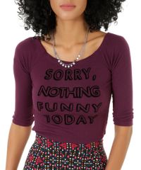 Blusa-Cropped-Canelada--Sorry-Nothing-Funny-Today--Roxo-8321807-Roxo_4