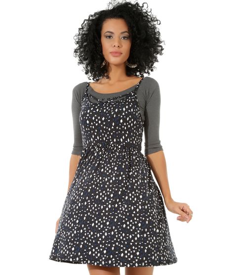 Vestido-com-Estampa-Geometrica-Preto-8368325-Preto_1