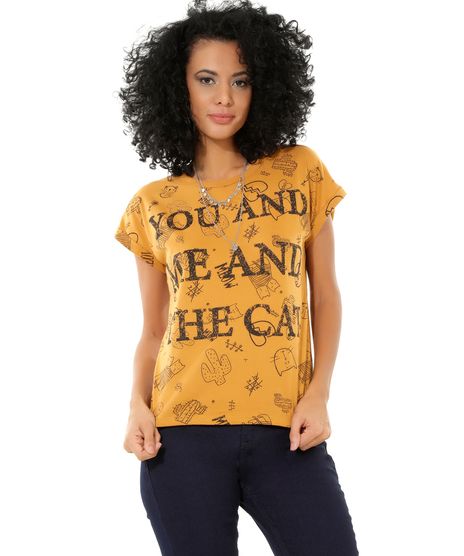 Blusa-Estampada--You-and-me-and-the-cat--Caramelo-8387674-Caramelo_1