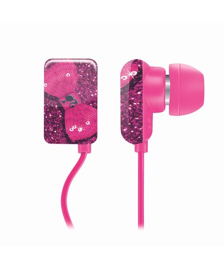Fone de Ouvido Intra-auricular Barbie Rosa Multilaser Ph108