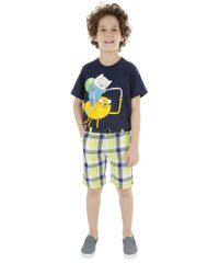 Bermuda-Xadrez-com-Cinto-Amarela-8167953-Amarelo_3
