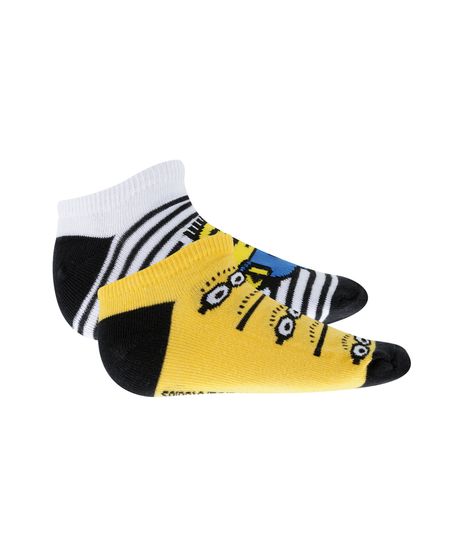 Kit-de-2-Pares-de-Meias-Minions-Multicor-8303432-Multicor_1