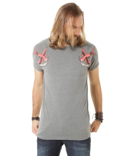 Camiseta--Andorinhas-Old-School--Botone-Longa-Led-s-Tattoo-Cinza-Mescla-8395175-Cinza_Mescla_1
