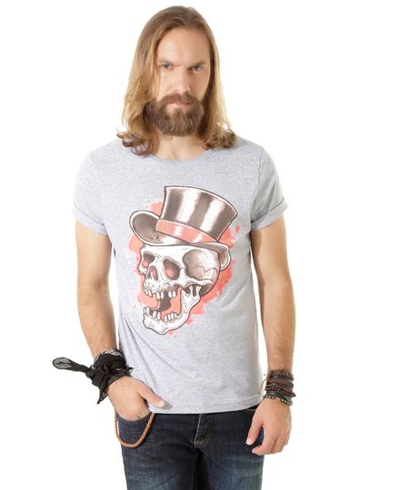 Camiseta--Caveira--Led-s-Tattoo-Cinza-Mescla-8395155-Cinza_Mescla_1