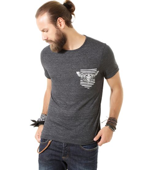 Camiseta-com-Bolso-Led-s-Tattoo-Cinza-Mescla-Escuro-8395234-Cinza_Mescla_Escuro_1