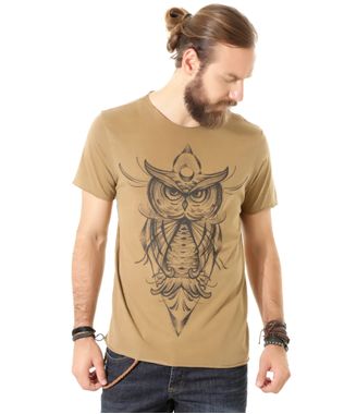 Camiseta--Coruja--Led-s-Tattoo-Caramelo-8395076-Caramelo_1