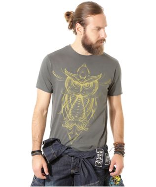 Camiseta--Coruja--Led-s-Tattoo-Chumbo-8395076-Chumbo_1