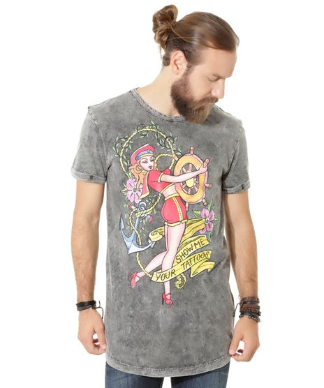 Camiseta-Longa--Pin-Up--Led-s-Tattoo-Cinza-8395102-Cinza_1