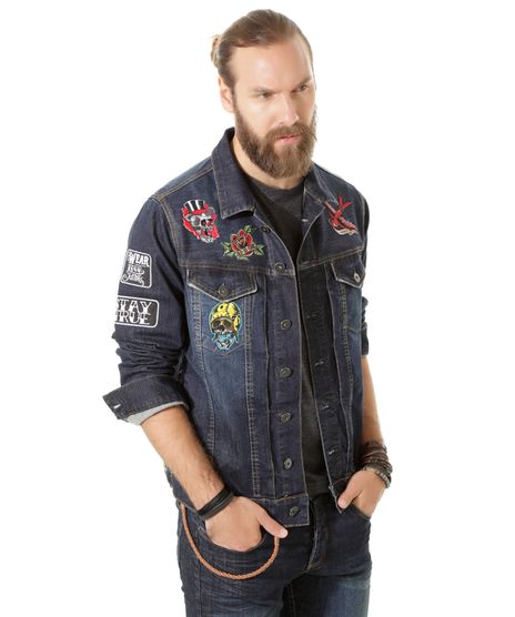 Jaqueta-Jeans-com-Patchs-Led-s-Tattoo-Azul-Escuro-8373609-Azul_Escuro_1