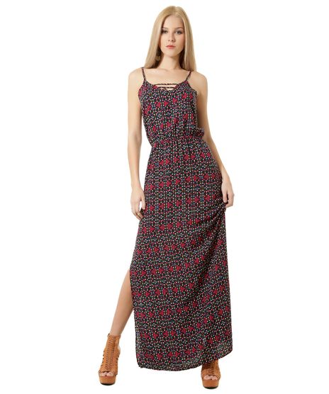 Vestido-Longo-com-Estampa-Geometrica-Preto-8362025-Preto_1