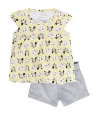Conjunto-de-Blusa-Amarela---Short-Minnie---Margarida-Cinza-Mescla-8366110-Cinza_Mescla_1