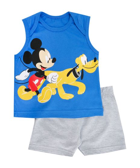 Conjunto-de-Regata-Azul---Bermuda-Turma-do-Mickey-Cinza-Mescla-8327451-Cinza_Mescla_1