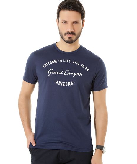 Camiseta--Freedom-To-Live-Live-To-Go--Azul-Marinho-8358411-Azul_Marinho_1
