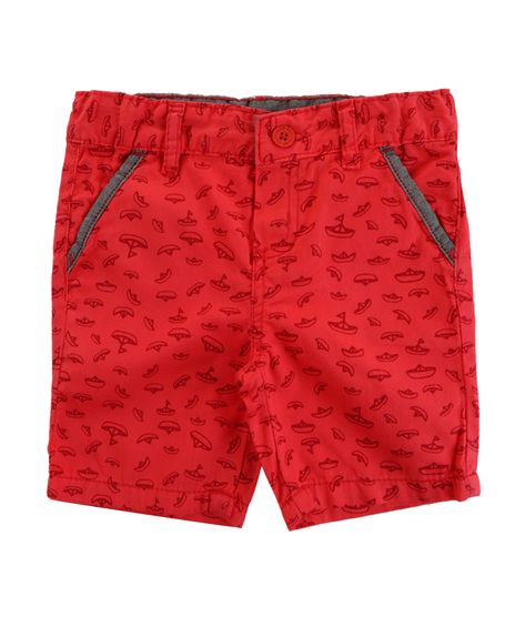 Bermuda-Estampada-de-Barcos-Vermelha-8371498-Vermelho_1